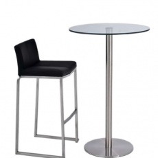 Barový stôl s nerezovou podnožou Minor - 6