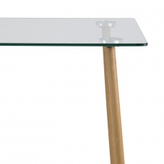 Barový stôl sklenený Wanda, 70 cm - 4