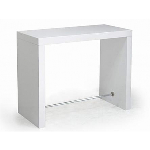 Barový stôl Strong, 130 cm, biela - 1