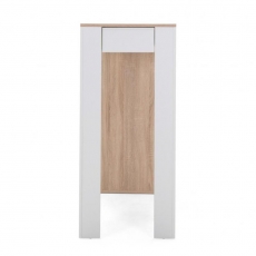 Barový stôl Austin, 100 cm, Sonoma dub/biela - 8