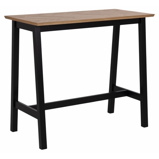 Barový stôl Brighton, 120 cm, melamínový popol - 1