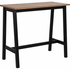 Barový stôl Brighton, 120 cm, melamínový popol - 1