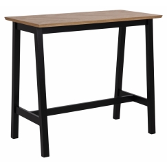 Barový stôl Brighton, 120 cm, melamínový popol