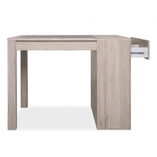 Barový stôl Bruk, 120 cm, Sorrento dub/betón - 4