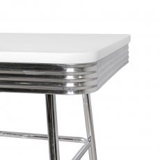 Barový stôl Elvis, 60 cm, biela - 6
