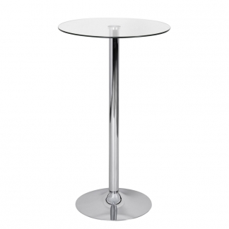 Barový stôl Felix, 105 cm, strieborná