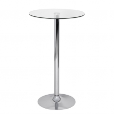 Barový stôl Felix, 105 cm, strieborná - 1