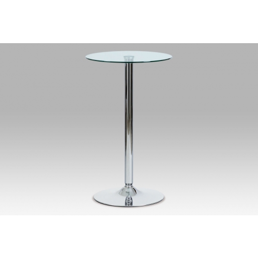 Barový stôl Isabel, 60 cm, číre sklo - 1