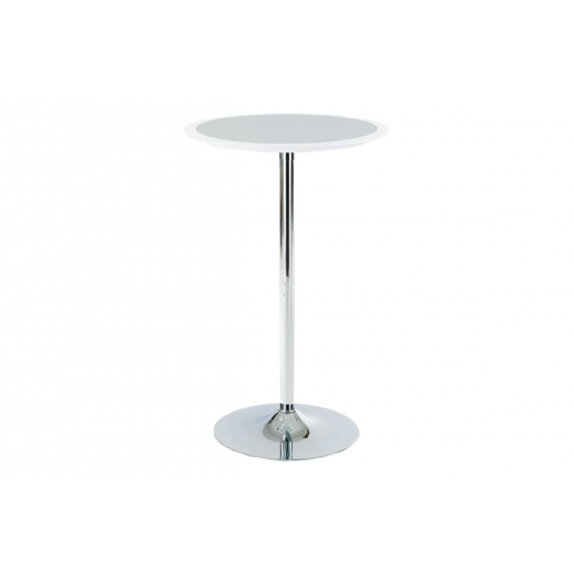 Barový stôl Isabel, 60 cm, strieborná/biela - 1