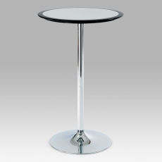 Barový stôl Isabel, 60 cm, strieborná/čierna - 1