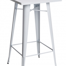 Barový stôl Mason, biela - 1