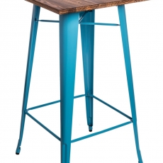 Barový stôl Mason, tmavé drevo - 3