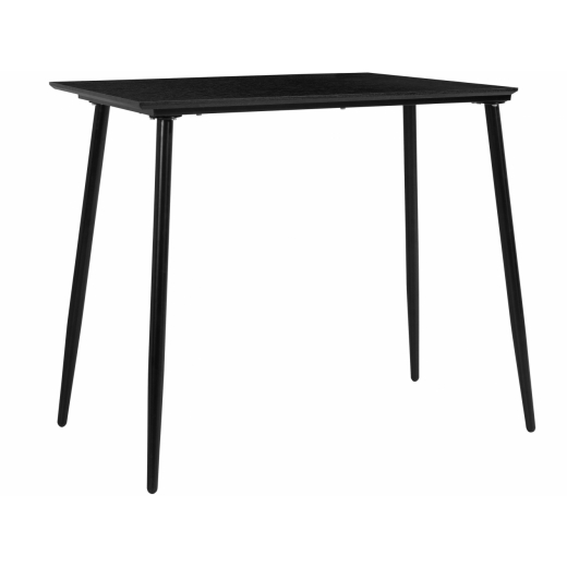 Barový stôl Matcha, 90 cm, čierna - 1