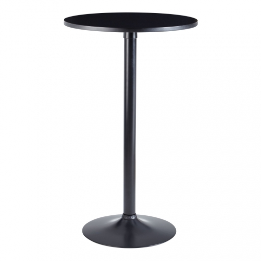 Barový stôl Oleg, 100 cm, čierna - 1