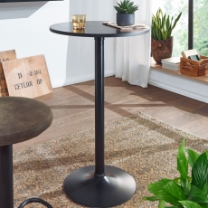 Barový stôl Oleg, 100 cm, čierna - 2