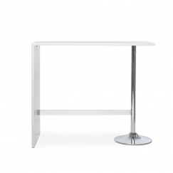 Barový stôl Paro, 120 cm, biela
