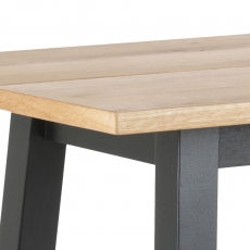Barový stôl Rachel, 117 cm, čierna/dub - 3