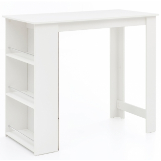 Barový stôl Roni, 120 cm, biela
