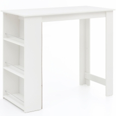Barový stôl Roni, 120 cm, biela - 1