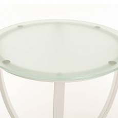 Barový stôl Rosaly, biela podnož - 3