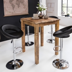 Barový stôl Rustica, 80 cm, mangové drevo - 4