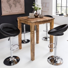 Barový stôl Rustica, 80 cm, mangové drevo - 2