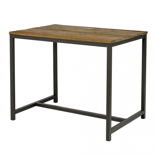 Barový stôl s drevenou doskou Harvest, 130 cm - 1