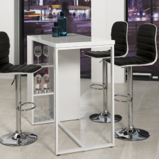 Barový stôl s policami Garny, 120 cm - 7