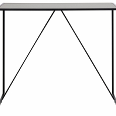 Barový stôl Seaford I., 120 cm, melamínový popol - 2