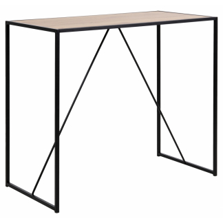 Barový stôl Seaford II., 120 cm, divoký dub