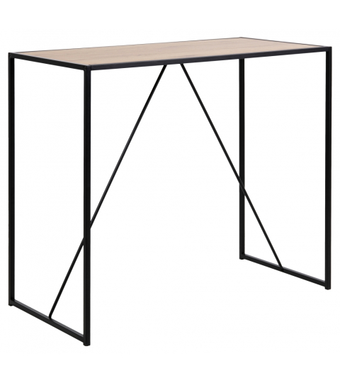 Barový stôl Seaford II., 120 cm, divoký dub