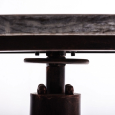 Barový stôl výškovo nastaviteľný Lamas, bronz - 6