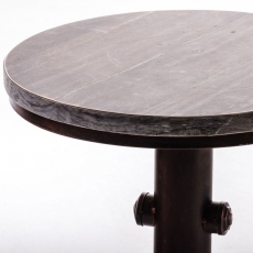 Barový stôl výškovo nastaviteľný Lamas, bronz - 3