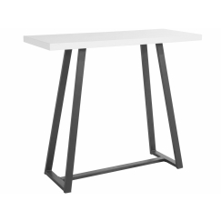 Barový stůl Gaby, 120 cm, bílá