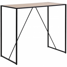 Barový stůl Horton, 120 cm, dub / černá - 1
