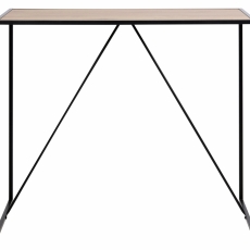 Barový stůl Horton, 120 cm, dub / černá - 2