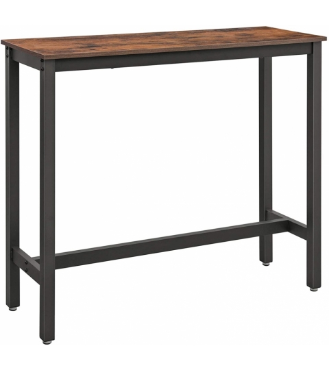 Barový stůl Lenor, 120 cm, hnědá