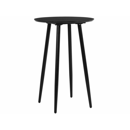 Barový stůl Matcha, 90 cm, černá - 1
