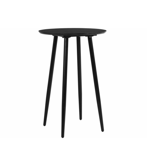 Barový stůl Matcha, 90 cm, černá