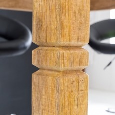 Barový stůl Rustica, 80 cm, mangové dřevo - 7