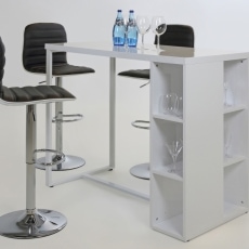 Barový stůl s policemi Garny, 120 cm - 3