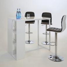 Barový stůl s policemi Garny, 120 cm - 6