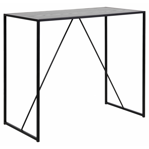 Barový stůl Seaford I., 120 cm, melaminový popel - 1