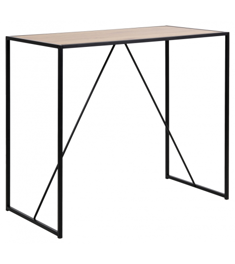 Barový stůl Seaford II., 120 cm, divoký dub