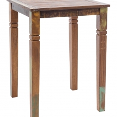 Barový stůl z recyklovaného dřeva Kalkutta, 80 cm, mango - 1