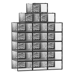 Botník Beau (SET 18 ks), 34 cm, čierna