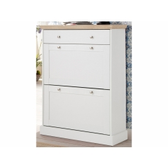 Botník Brusel, 104 cm, bílá