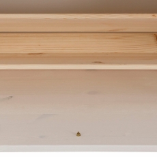 Botník Lous, 110 cm, bílá - 4