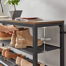 Botník Pena, 152 cm, čierna - 6