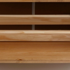 Botník Rafell, 110 cm, bílá / borovice - 2